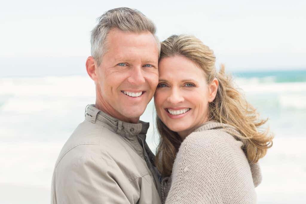 Dental Crowns Smiling Patients