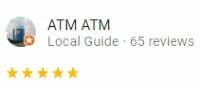 ATM 5 Star Google Review - Best Family Dentist in Fairview