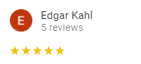 Edgar 5 Star Google Review - Best Dentist in Fairview