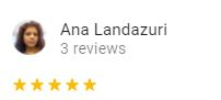 Google 5 star review ana - dentist