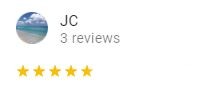 Google 5 star review - dentist