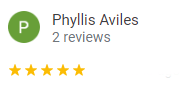 Phyllis 5 star Google Review cleaning